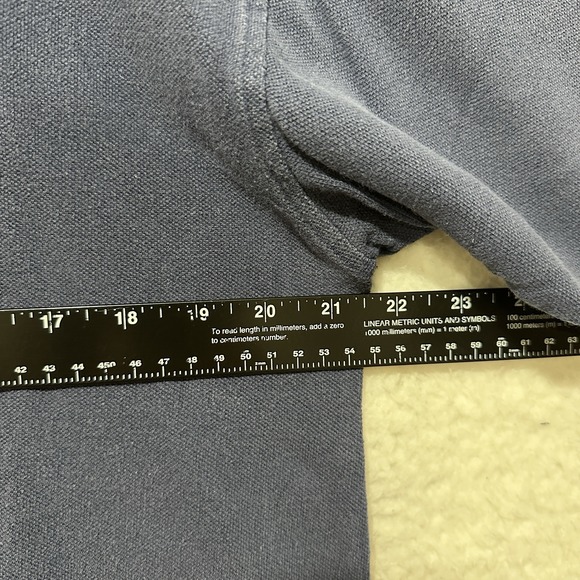 Vintage Blockbuster Employee Uniform Polo Shirt‎ Blue Adult Size L Retro - Picture 8 of 9